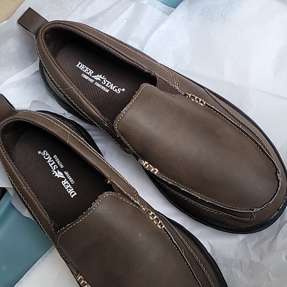 Deer Stags Boys Zesty Loafers size 5m